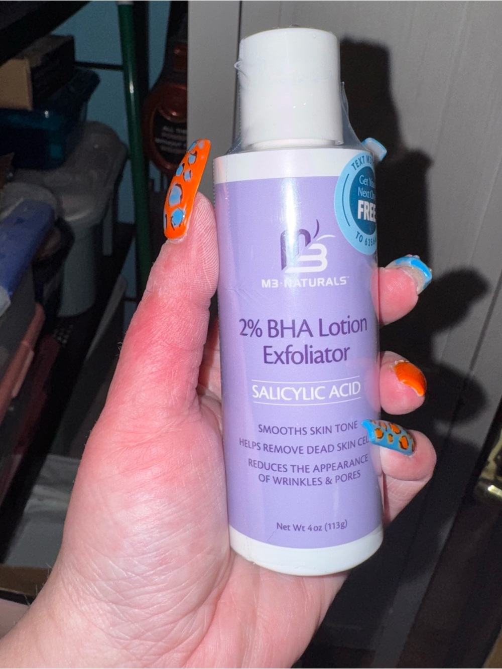 BHA lotion exfoliator